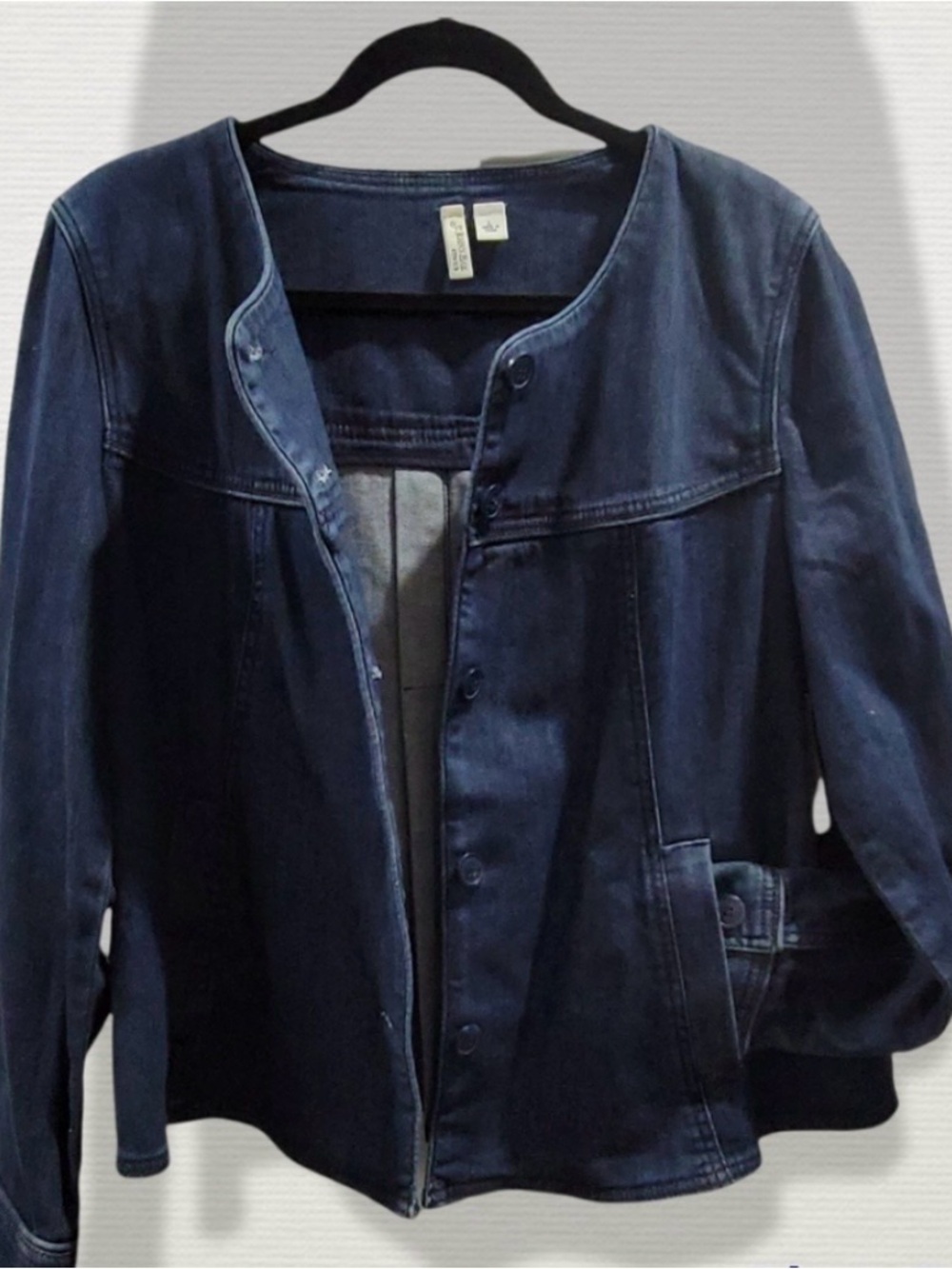 St. John's Bay Dark Blue Denim Jean Jacket